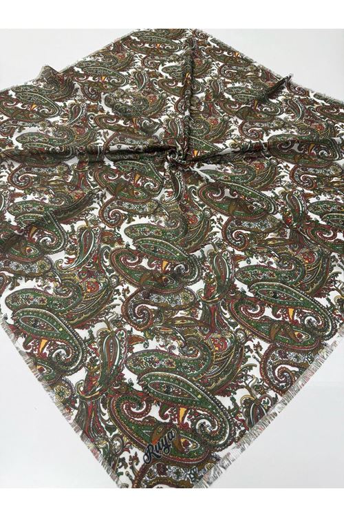 Rüya Koton Eşarp Etnik Desen   