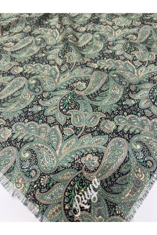 Rüya Koton Eşarp Mini Etnik Desen  