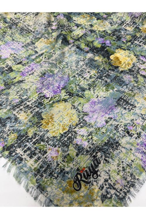 Rüya Koton Eşarp Leyla Desen  