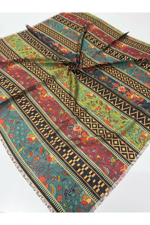 Rüya Koton Eşarp Dizi Desen  