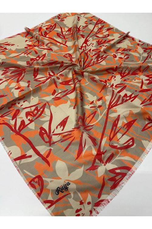 Rüya Koton Eşarp Mihrimah Desen 