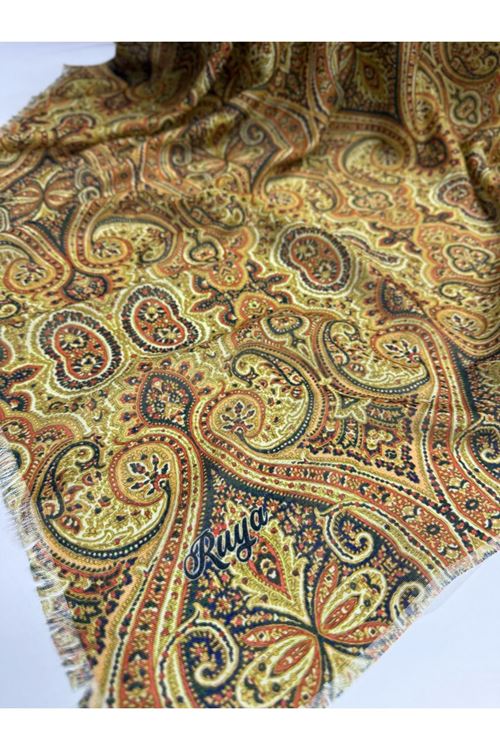 Rüya Koton Eşarp Etnik Desen Kod:2567