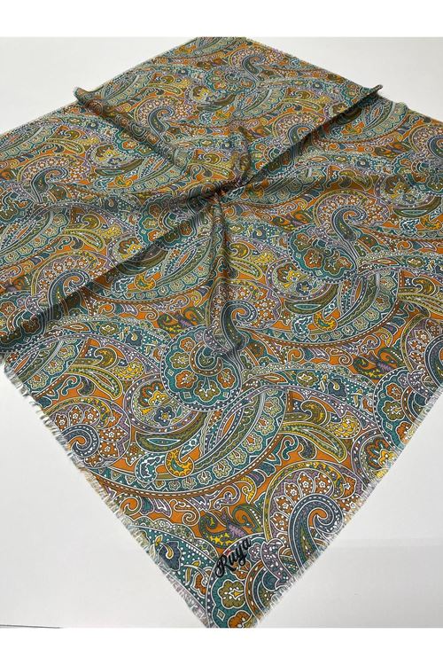 Rüya Koton Eşarp Şehrazat-Etnik Desen 