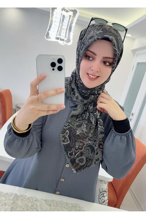 Rüya Koton Eşarp Ayda Desen