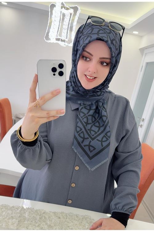 Rüya Koton Eşarp Elçim Modeli  