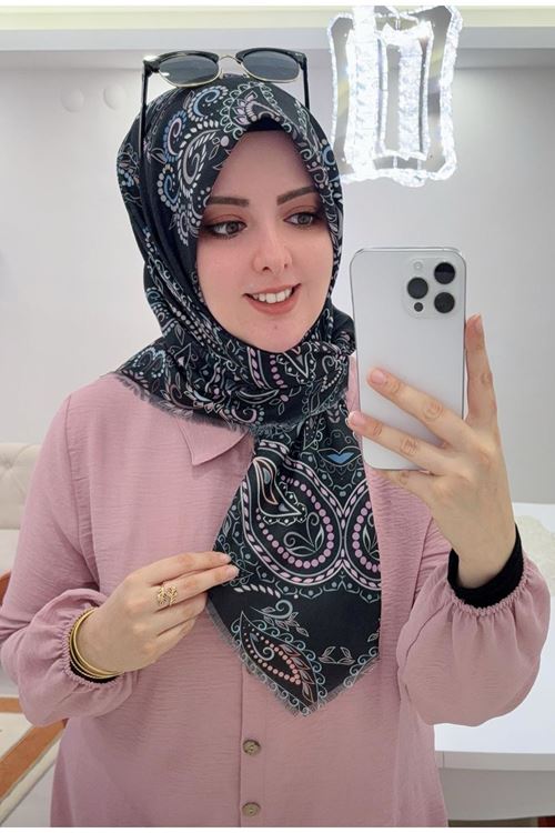 Rüya Koton Eşarp Loya Desen 