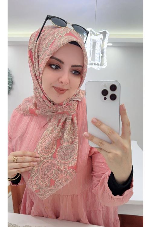 Rüya Koton Eşarp Rüçhan Desen    