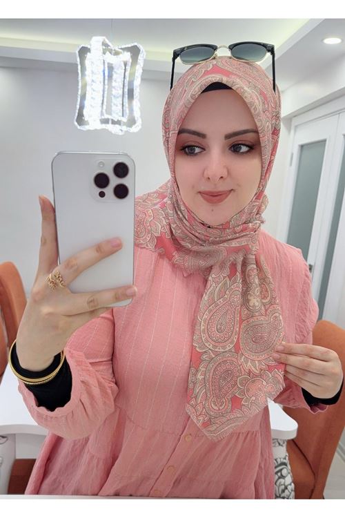 Rüya Koton Eşarp Rüçhan Desen    