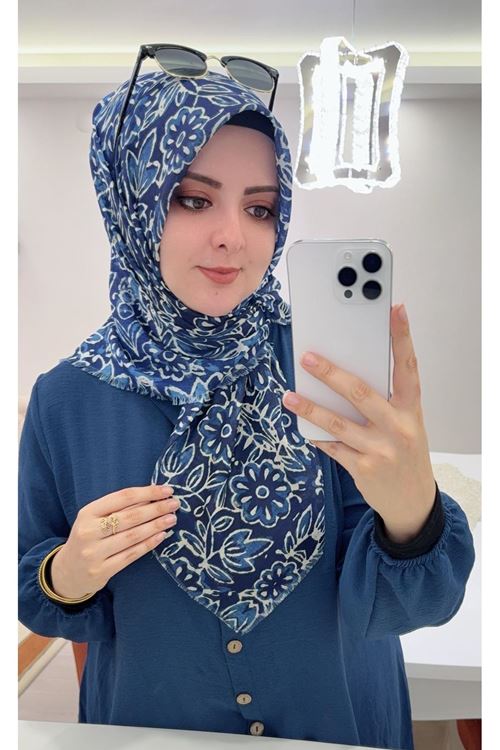 Rüya Koton Eşarp Düş Desen 