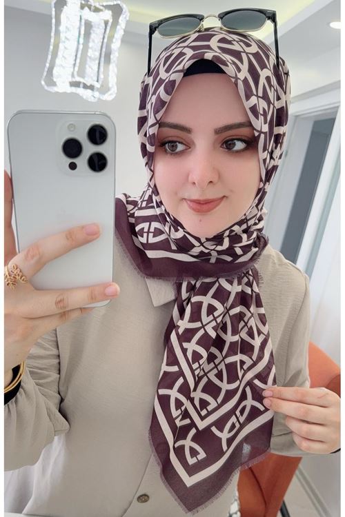 Rüya Koton Eşarp Elçim Modeli  