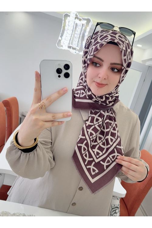 Rüya Koton Eşarp Elçim Modeli  