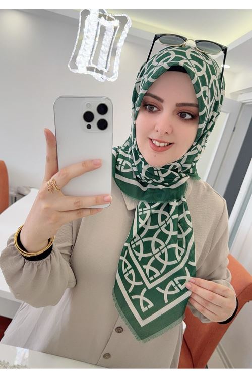 Rüya Koton Eşarp Elçim Modeli   