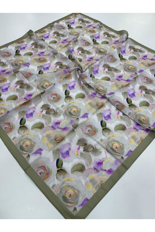 Rose Desen Soft Eşarp 