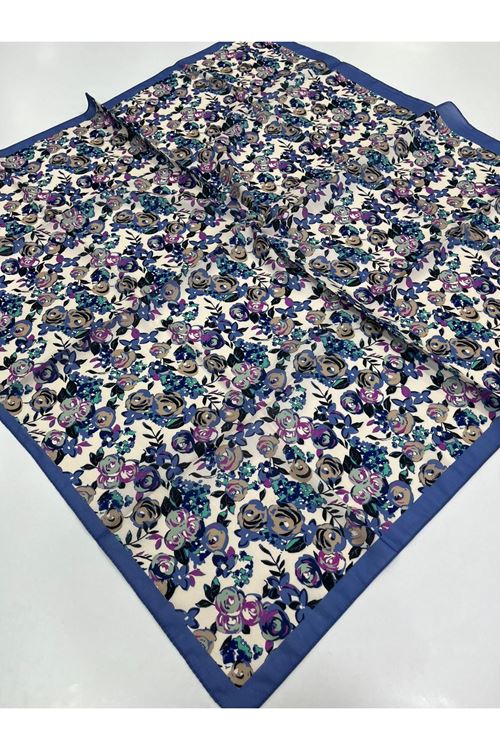 Mini Rose Desen Soft Eşarp