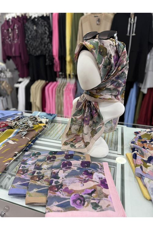 Yoncelya Desen Soft Eşarp 
