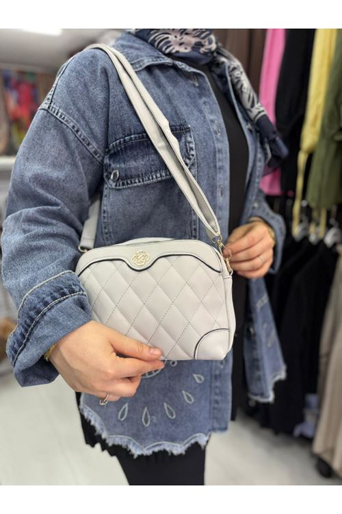 Açık Gri Spor Çanta 