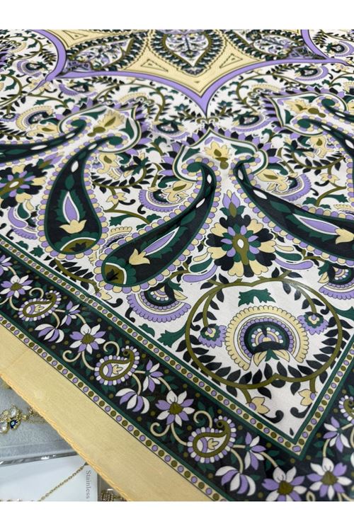 Liva Etnik Desen Soft Eşarp   