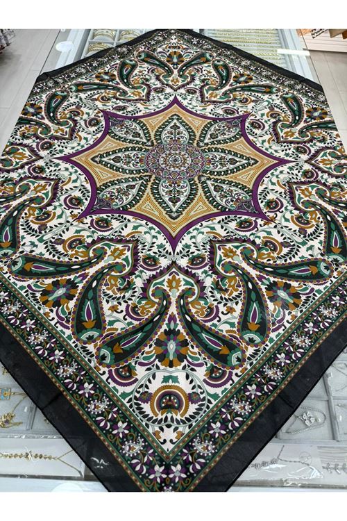 Liva Etnik Desen Soft Eşarp  