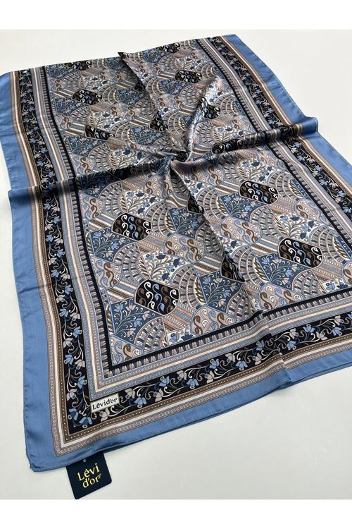 Levidor Hint İpeği Şal Kod:923 