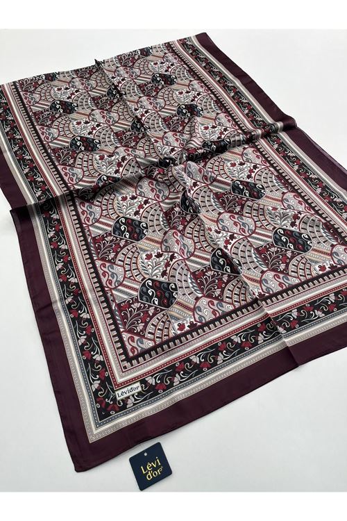 Levidor Hint İpeği Şal Kod:923    