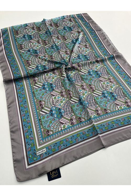 Levidor Hint İpeği Şal Kod:923 