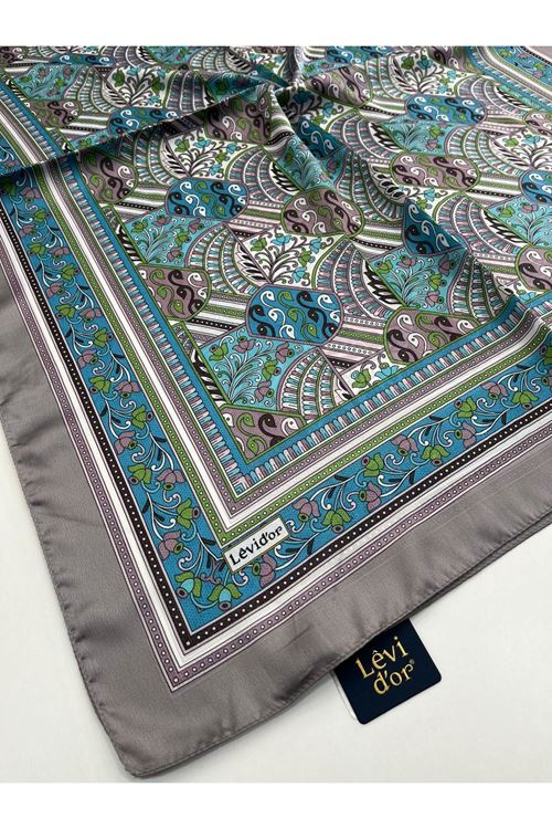 Levidor Hint İpeği Şal Kod:923 