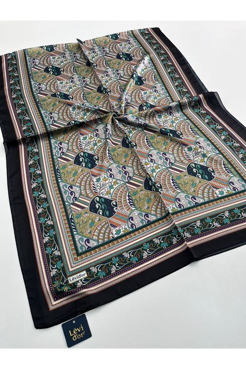 Levidor Hint İpeği Şal Kod:923   