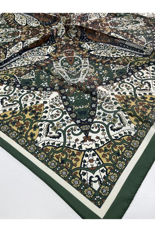 Etnik Desen Pırıltı Eşarp Kod:2567