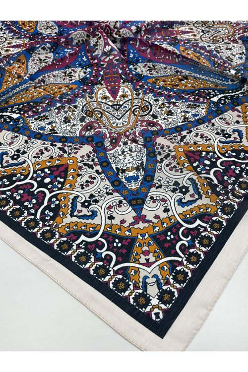 Etnik Desen Pırıltı Eşarp Kod:2567  