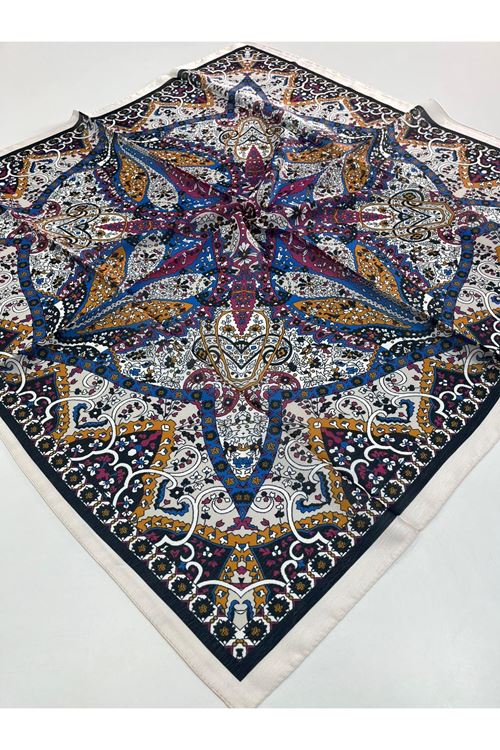 Etnik Desen Pırıltı Eşarp Kod:2567  