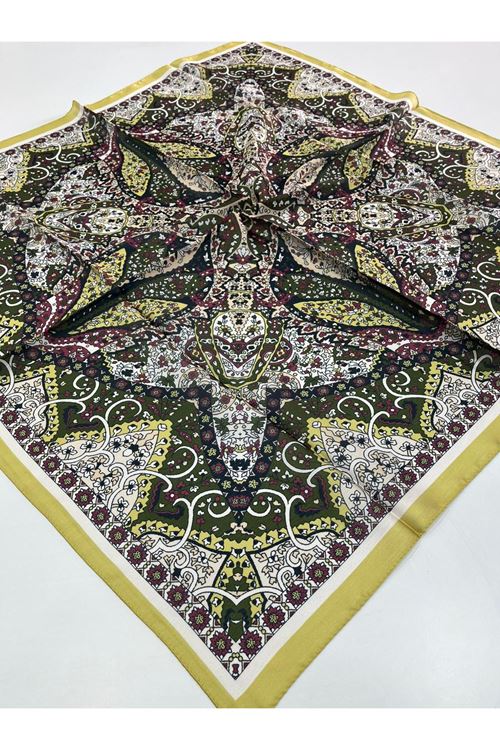 Etnik Desen Pırıltı Eşarp Kod:2567 