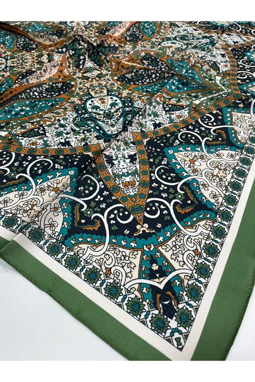 Etnik Desen Pırıltı Eşarp Kod:2567