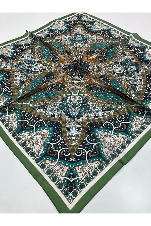 Etnik Desen Pırıltı Eşarp Kod:2567