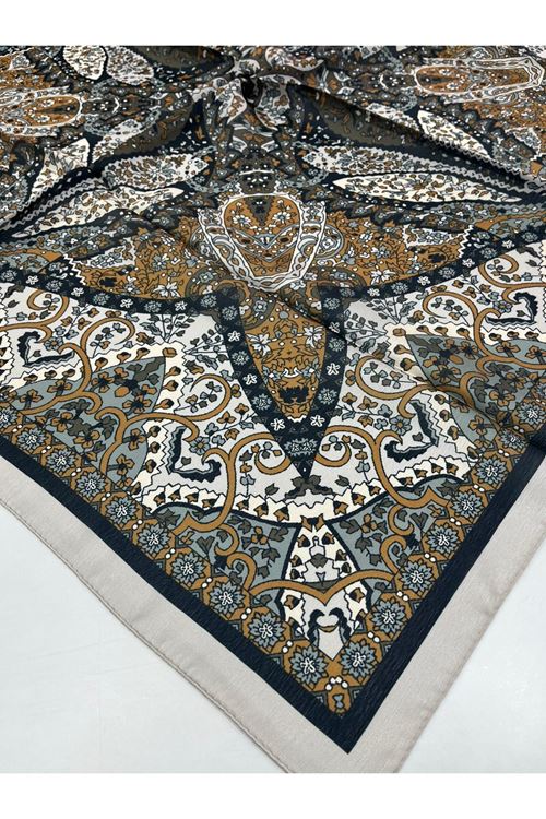 Etnik Desen Pırıltı Eşarp Kod:2567
