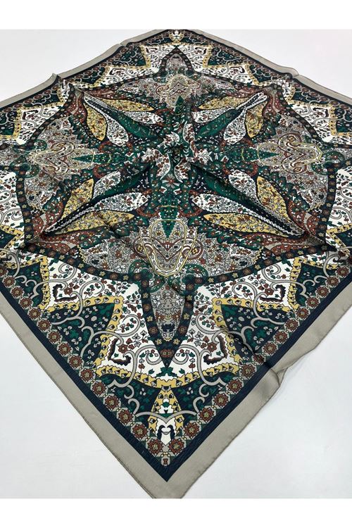 Etnik Desen Pırıltı Eşarp Kod:2567  