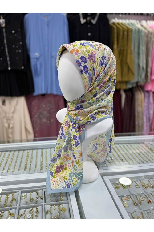 Buket Modeli Soft Eşarp Kod:01