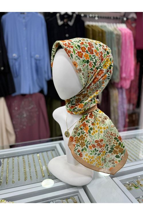 Buket Modeli Soft Eşarp Kod:03