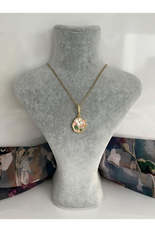 Papatya Model Çelik Kolye