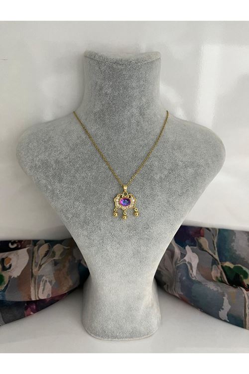 Bulut Model Çelik Kolye 