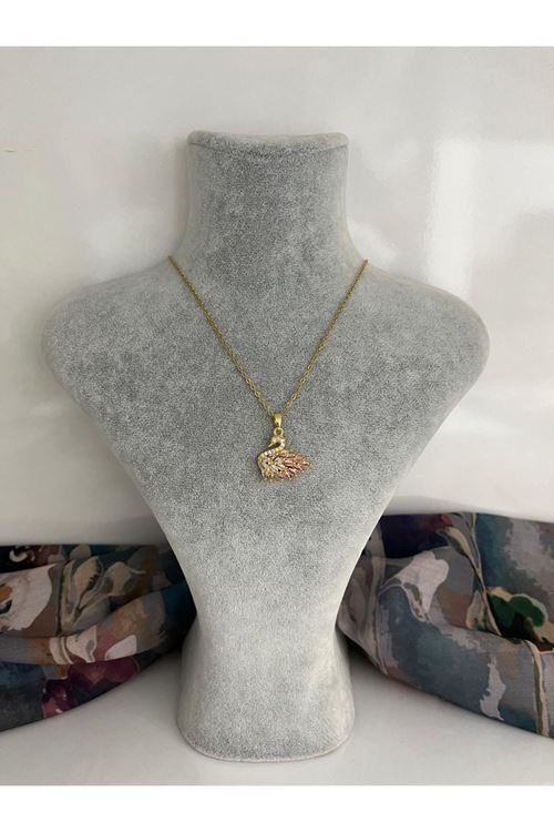 Kuğu Model Çelik Kolye  