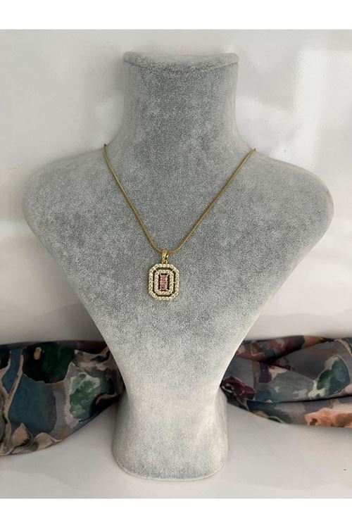 Baget Model Çelik Kolye  