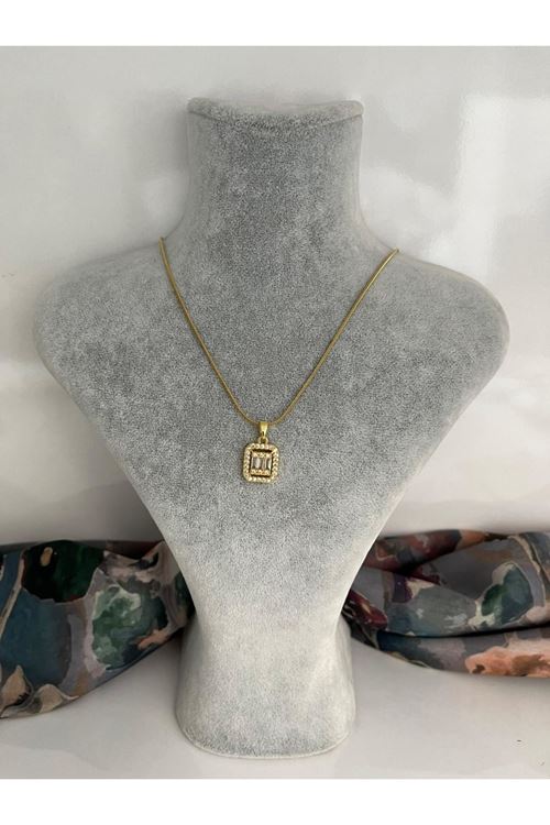 Baget Model Çelik Kolye   