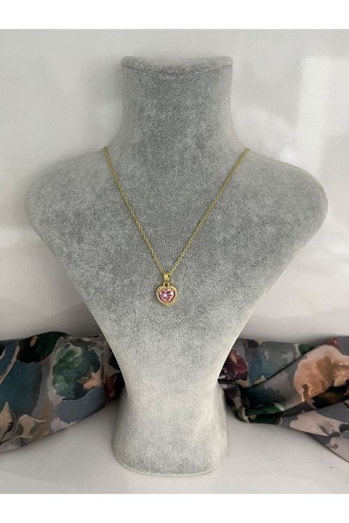 Kalp Model Çelik Kolye