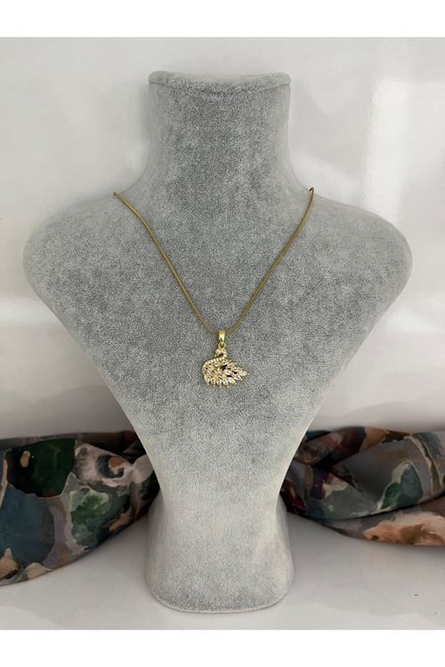 Kuğu Model Çelik Kolye 