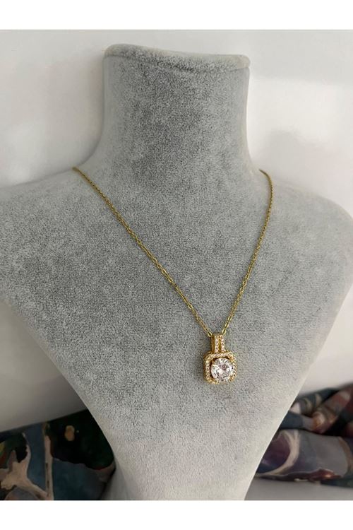 Baget Model Çelik Kolye  