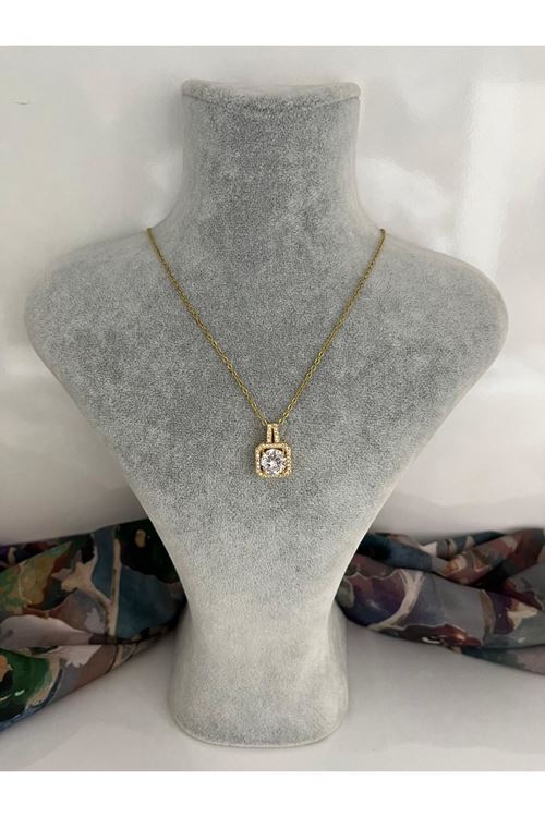 Baget Model Çelik Kolye  