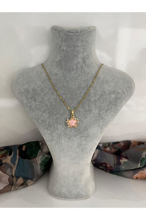 Yıldız Model Çelik Kolye