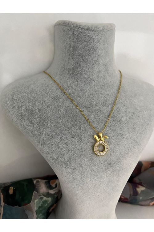 Halka Model Çelik Kolye 