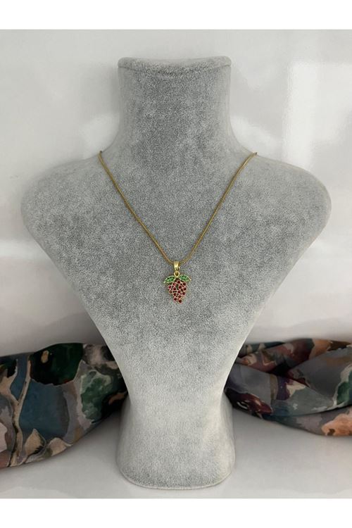 Üzüm Model Çelik Kolye  