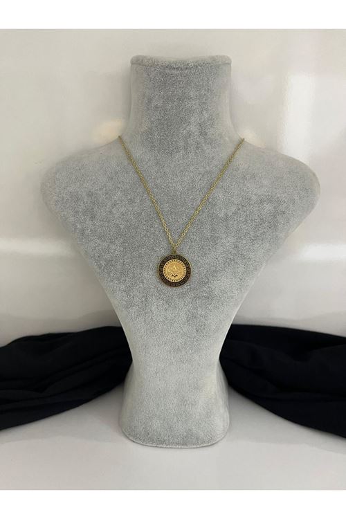 Halka Model Çelik Kolye 